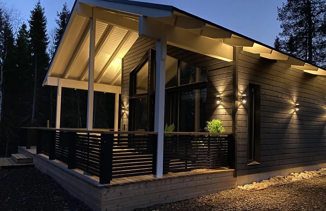 Norvamaja With A Lake View, Sauna And Jacuzzi-1