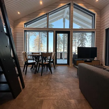 Norvamaja With A Lake View, Sauna And Jacuzzi-3