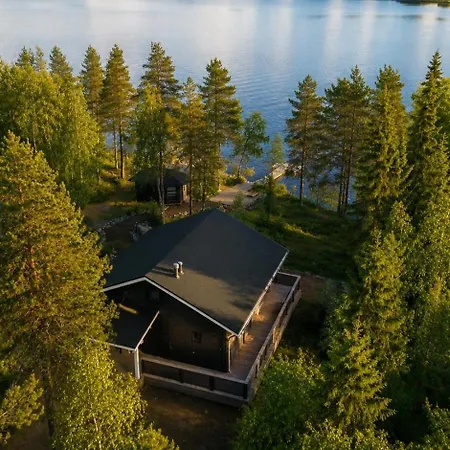 Norvamaja With A Lake View, Sauna And Jacuzzi-2