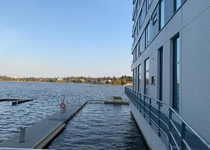 Sea View Lux Kalasatama Romantic Studio - Balcony & Coffee& Tee, Wifi, Gym &Sauna Helsinki acceptant les animaux